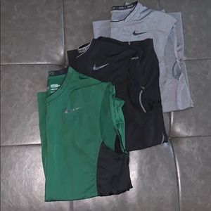 3 Nike Pro Fitted Men’s Sleeveless Shirts Size L